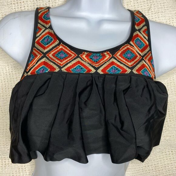 Beach Riot Embroidered Flutter Bikini Top - Picture 6 of 7